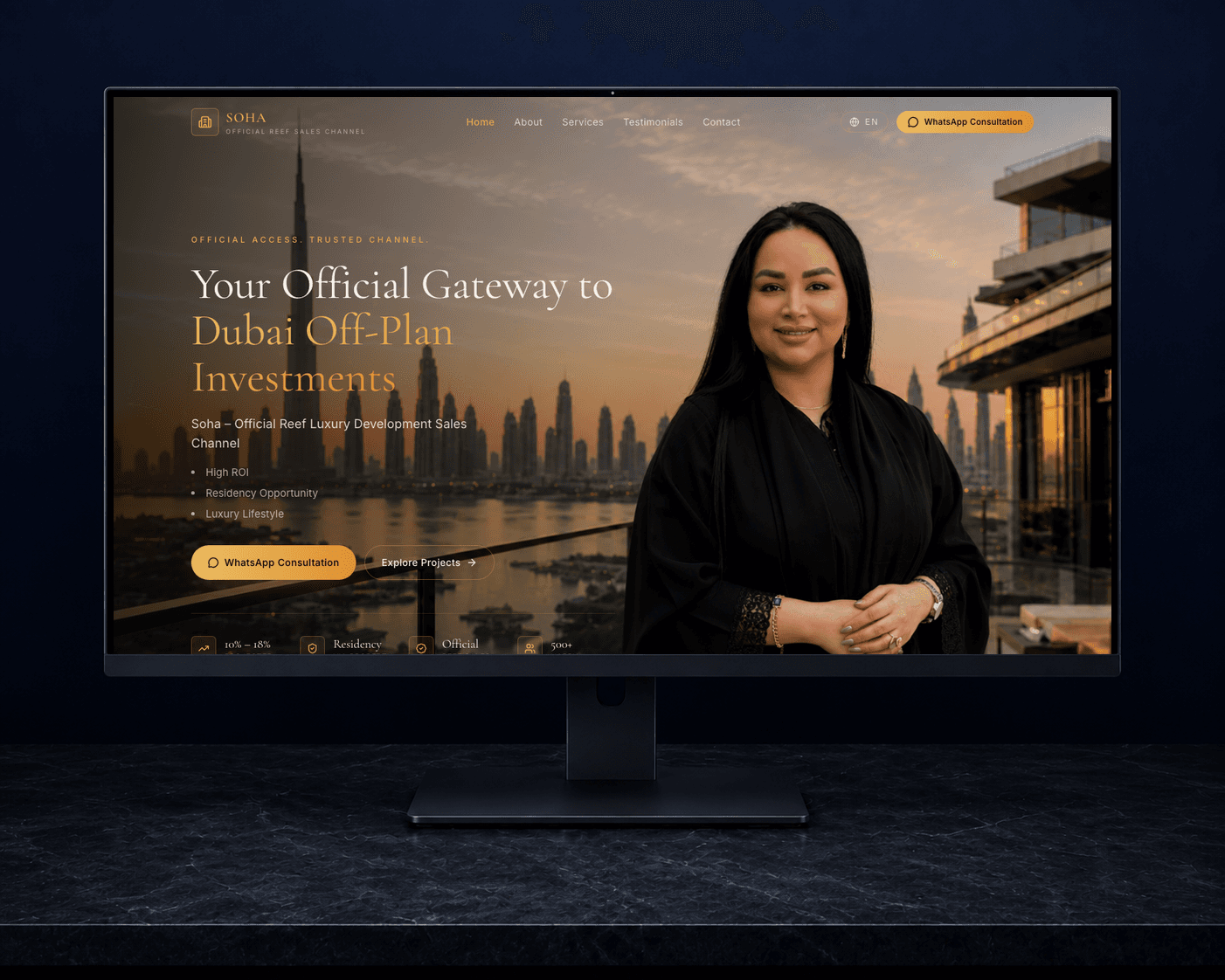 Soha — Personal Brand Website