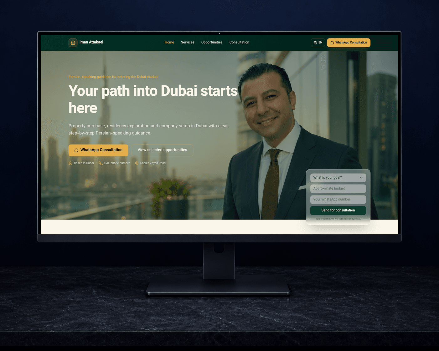 Iman Attabaei — Real Estate Advisory